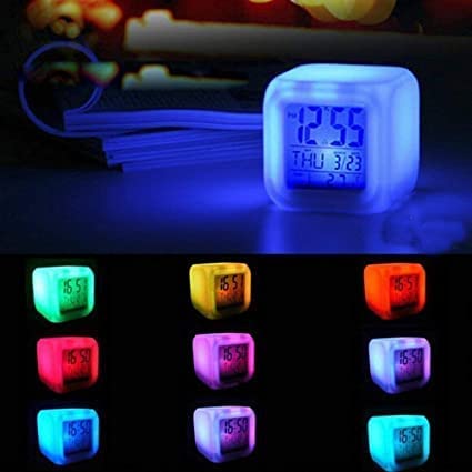 ShopKrafted Color Changing Digital Alarm Clock