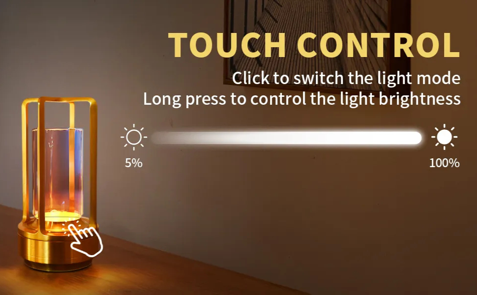 ShopKrafted Sleek Touch Control LED Lamp