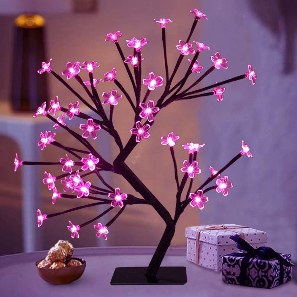 ShopKrafted Cordless LED Blossom Tree Lamp