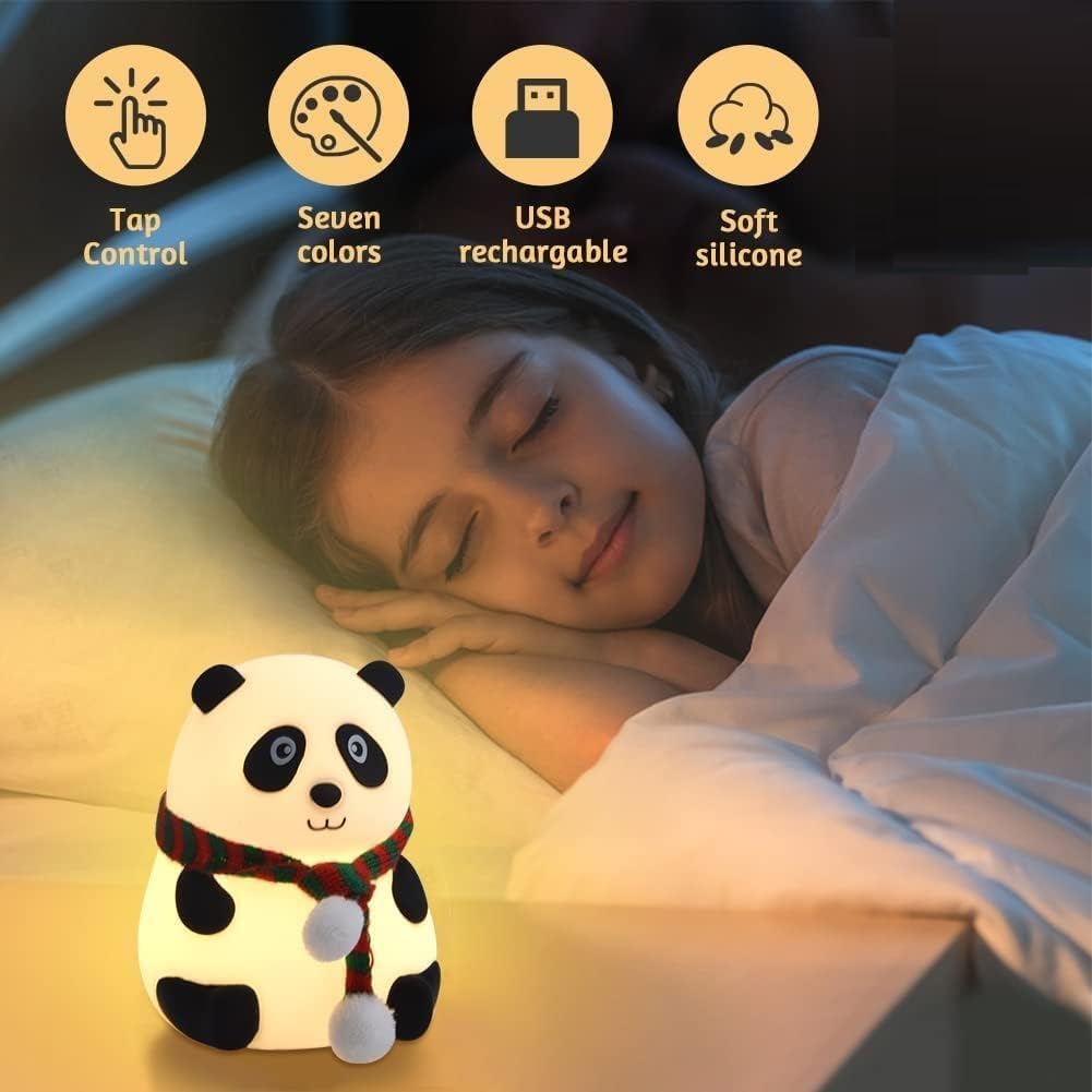 ShopKrafted Squishy Panda Color Changing Lamp