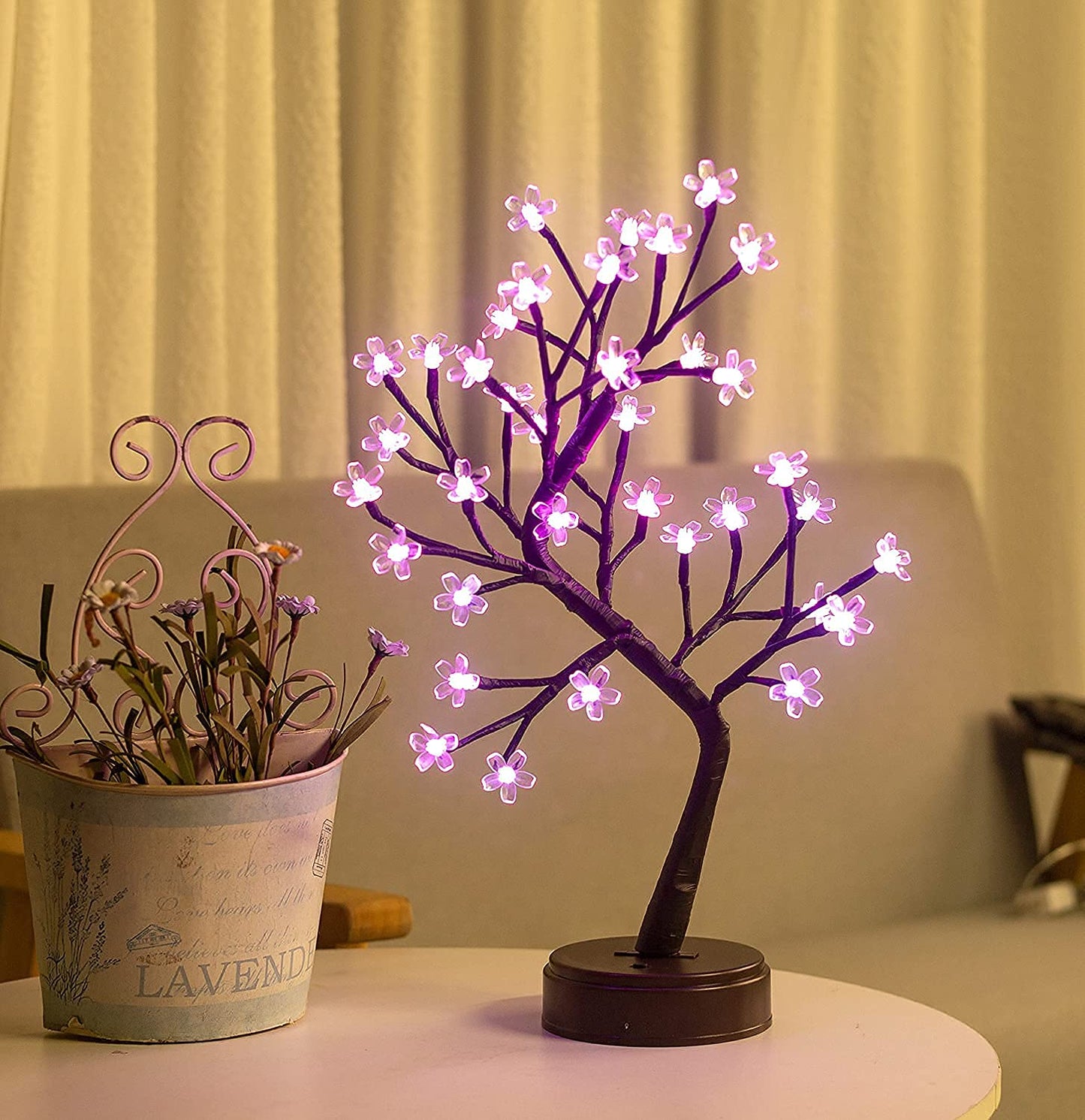 ShopKrafted Cordless LED Blossom Tree Lamp