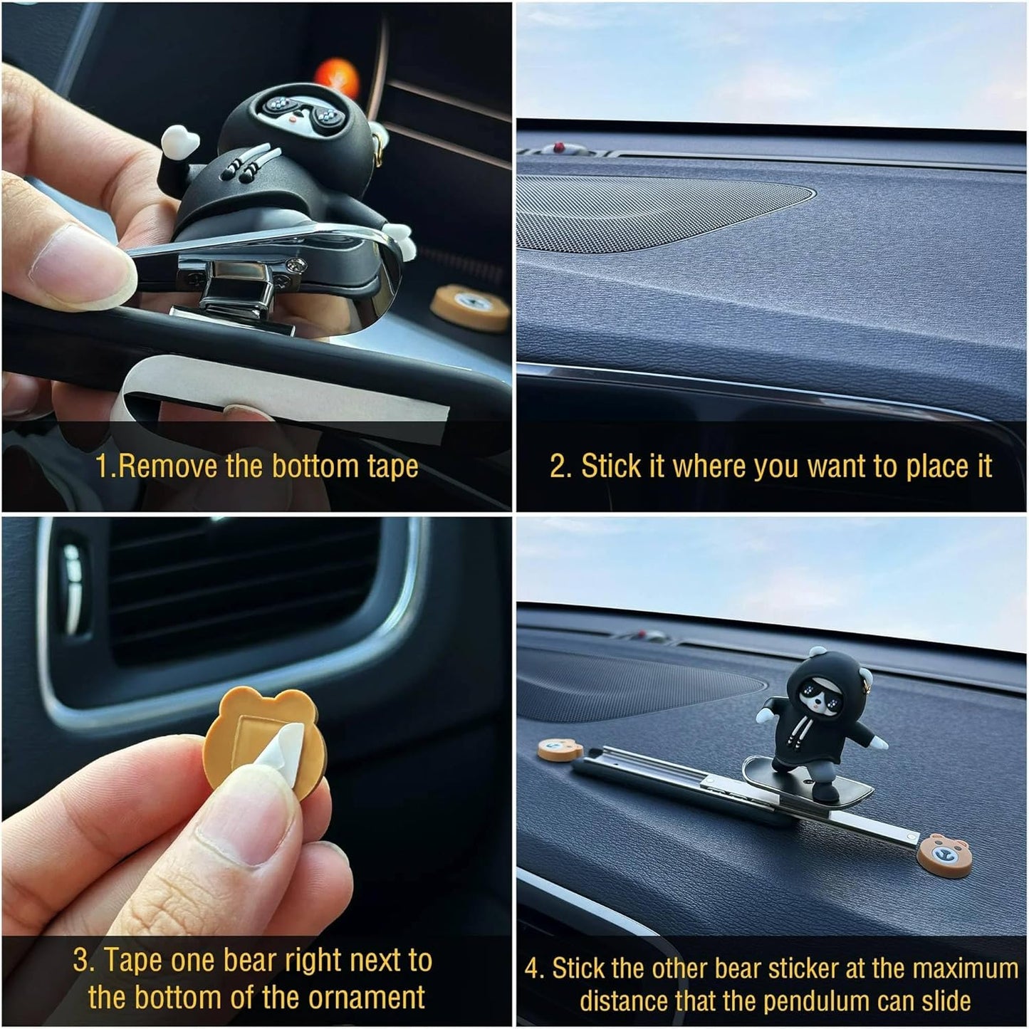 ShopKrafted Fun Sliding Panda Dash Accessory