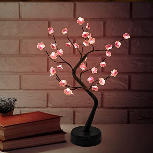 ShopKrafted Lighted Cherry Blossom Tree Decor