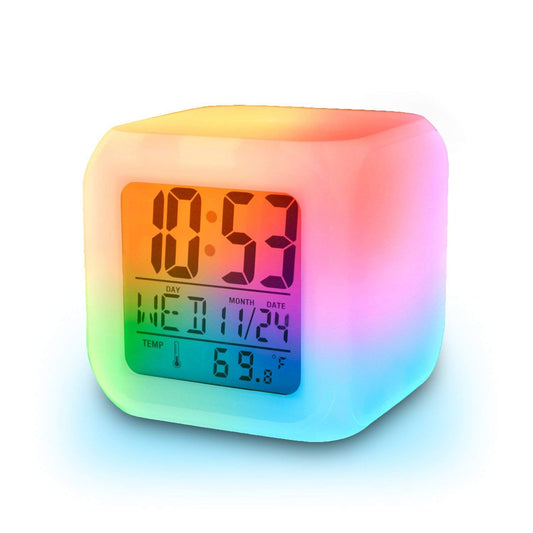 Colour Changing Led Digital Alarm Clock