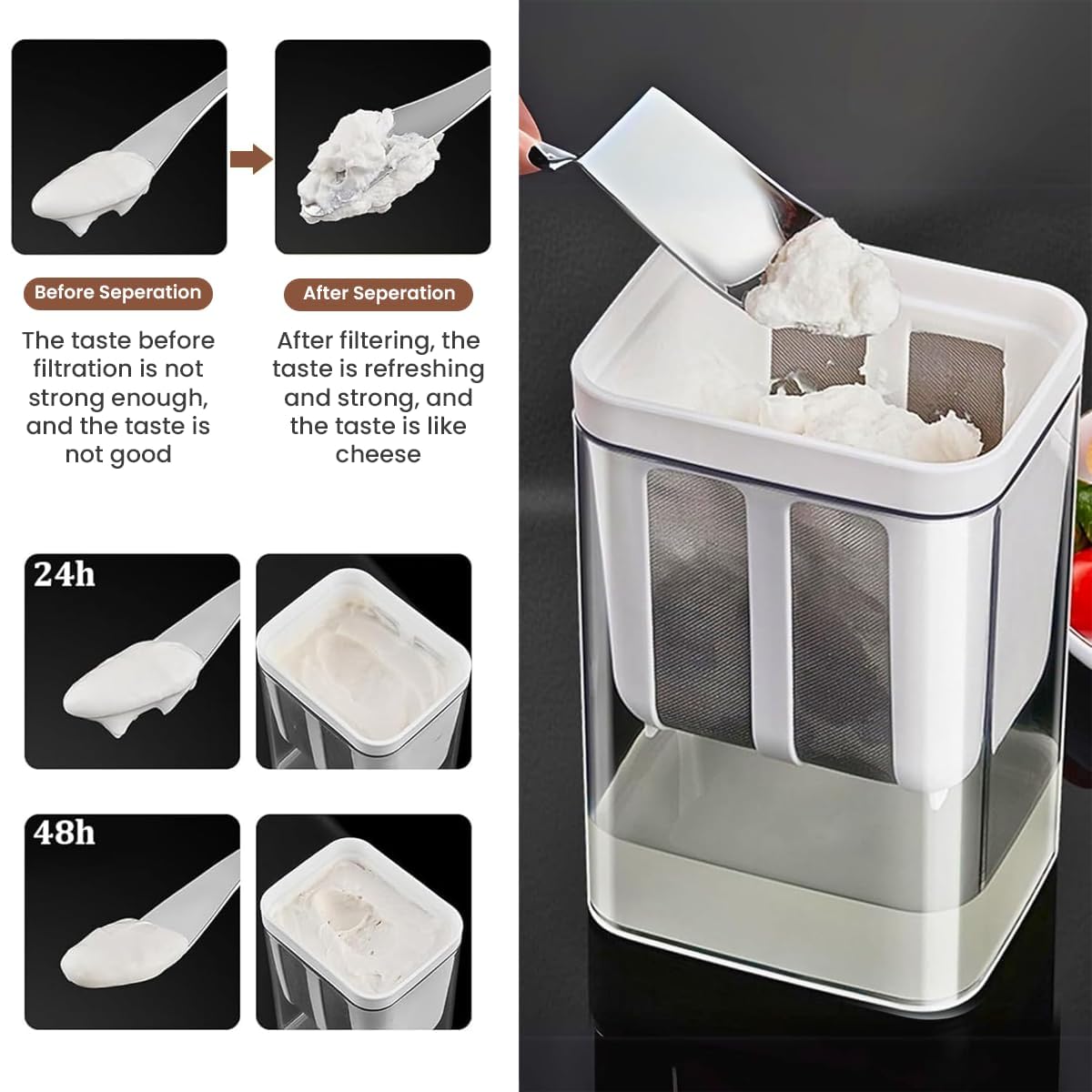 ShopKrafted Homemade Greek Yogurt Maker