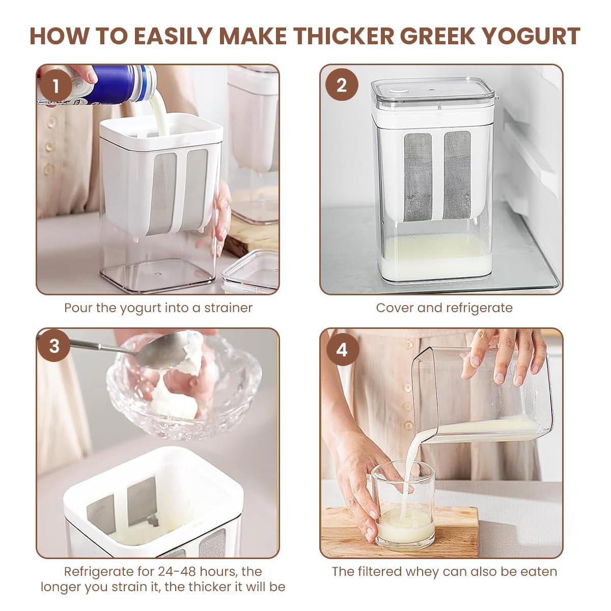 ShopKrafted Homemade Greek Yogurt Maker