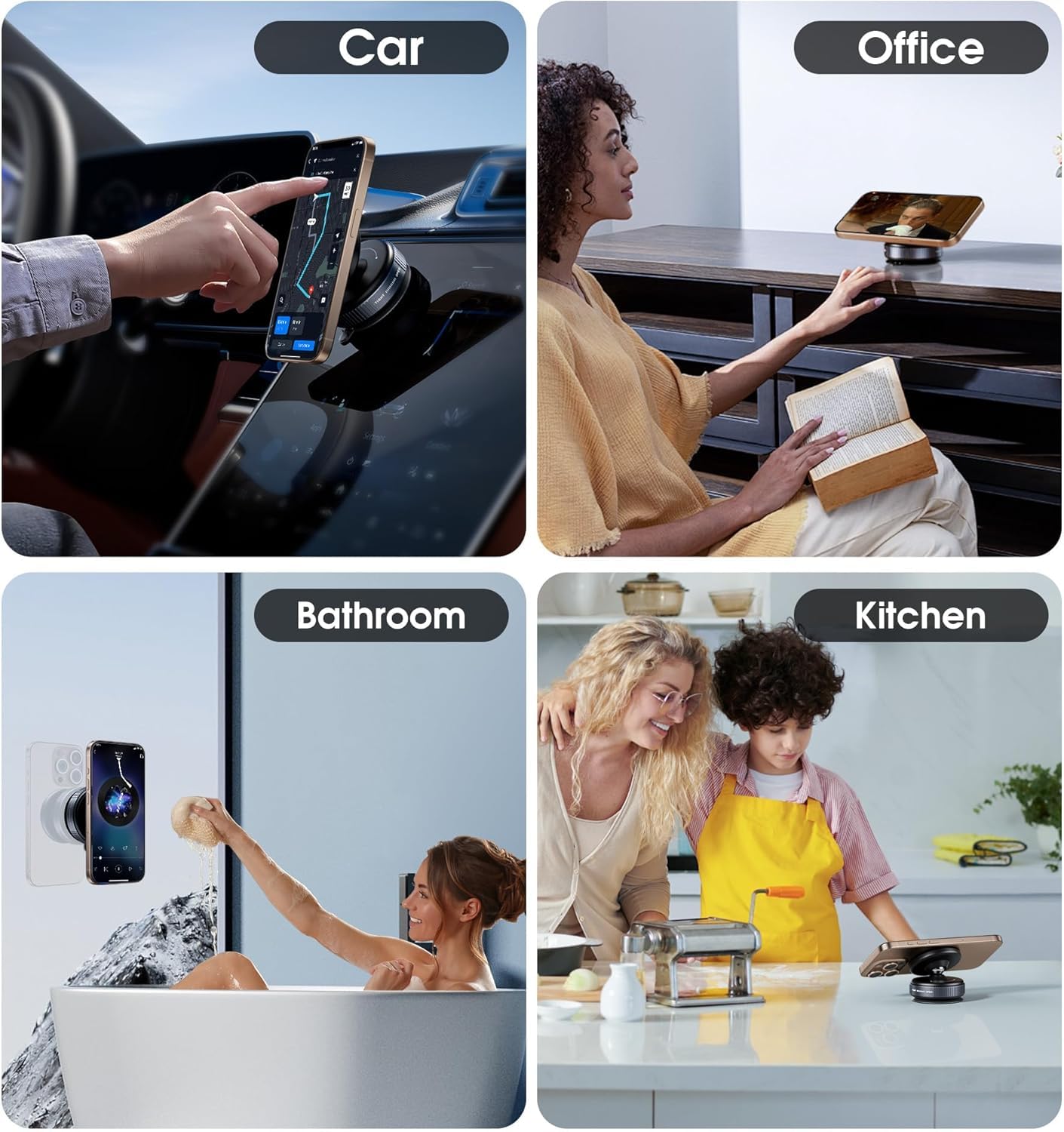 ShopKrafted 360° Dashboard Cell Phone Magnet Holder
