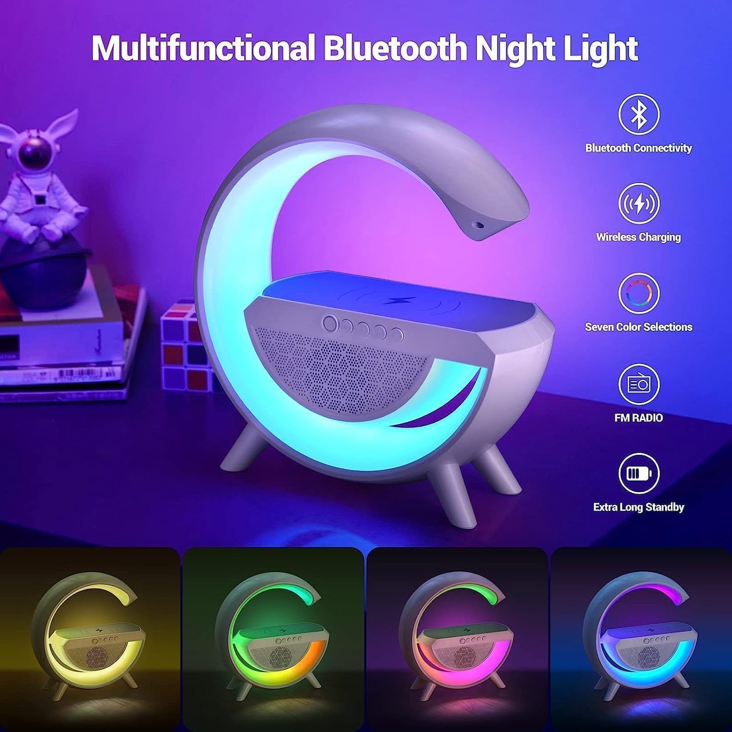 ShopKrafted G-Lamp Wireless Charging Speaker
