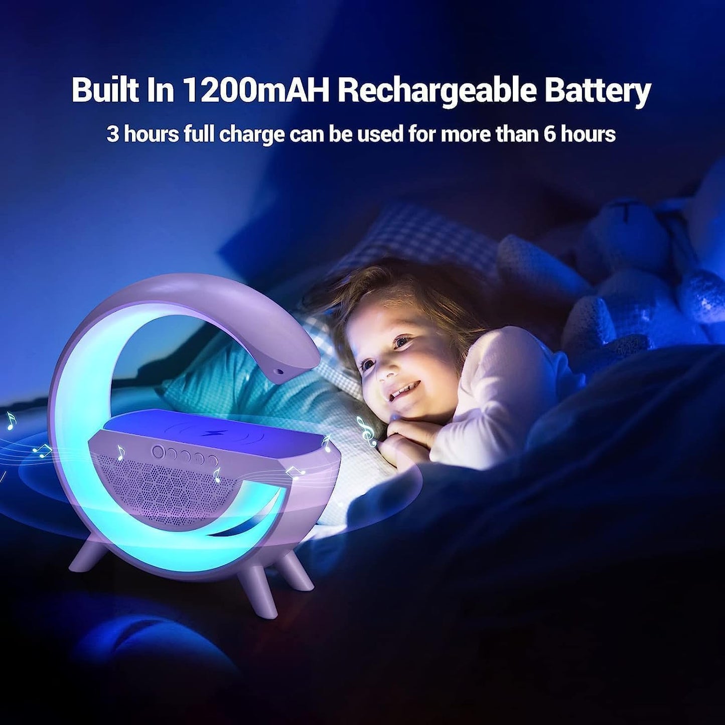 ShopKrafted G-Lamp Wireless Charging Speaker